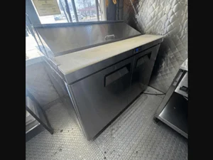 Repaired Atosa 2 Door Prep Table