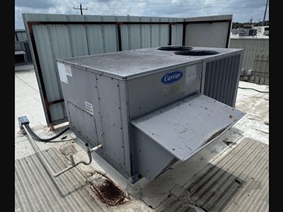 Cleaned AC RTU Condensers