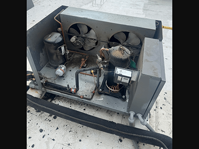 Cracked Copper Line Repair
