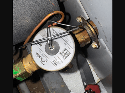 Replaced Expansion Valve