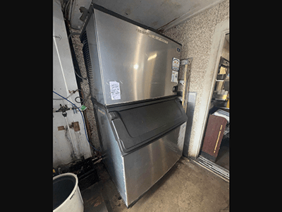 Cleaned Manitowoc Ice Machine