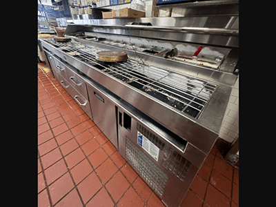 Pizza Table Repaired Refrigerant Leak