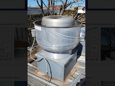 Kitchen Exhaust Fan Repair