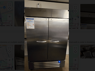 Preventative Maintenance Reach-In Cooler