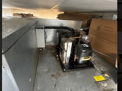 Repaired-Walk-In-Freezer-Debris