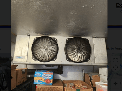 Repaired Walk In Freezer