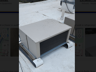 Repaired Walk-In Refrigeration Unit