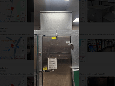 Repaired a Norlake Walk-In Freezer