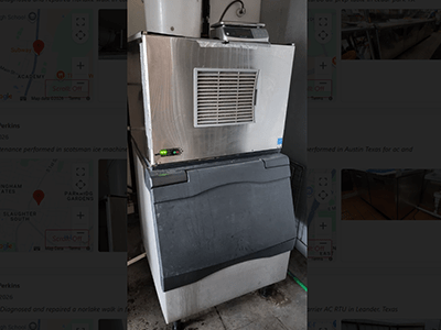 Scotsman Ice Machine Drain Line Repair — Austin, TX