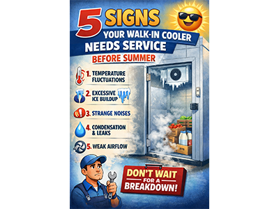 Warning Signs Your Walk-In Cooler Needs Service Before Summer
