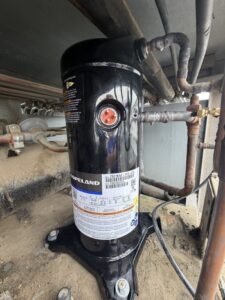 Performed diagnostic service on a commercial refrigeration system in Austin TX after customer reported the unit was not cooli...