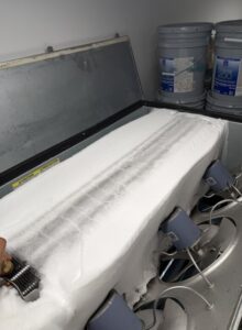 ❄️ WALK-IN FREEZER ICED OVER ❄️ This freezer at a Round Rock business wasn't keeping up because the evaporator coil had beco...