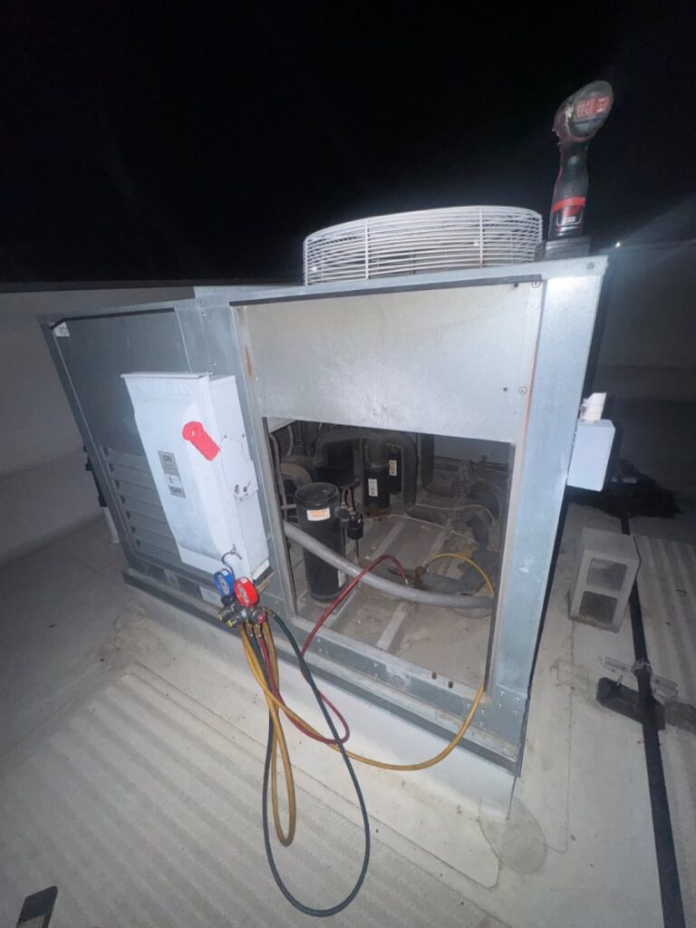 Repaired refrigeration rack in Cedar Park
