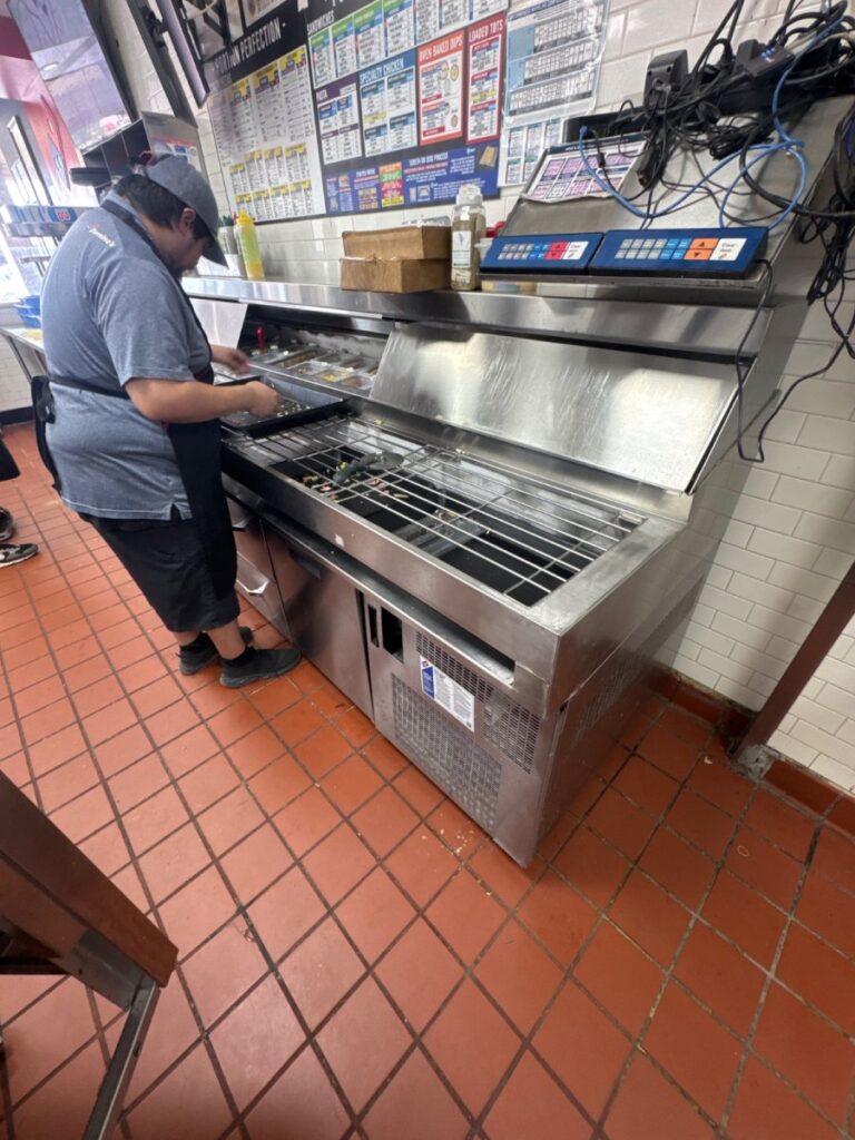 Repaired Dominos Pizza Prep Table Cooler
