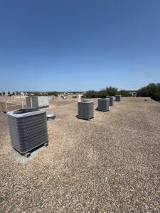 Performed preventative maintenance on AC units in North Austin.