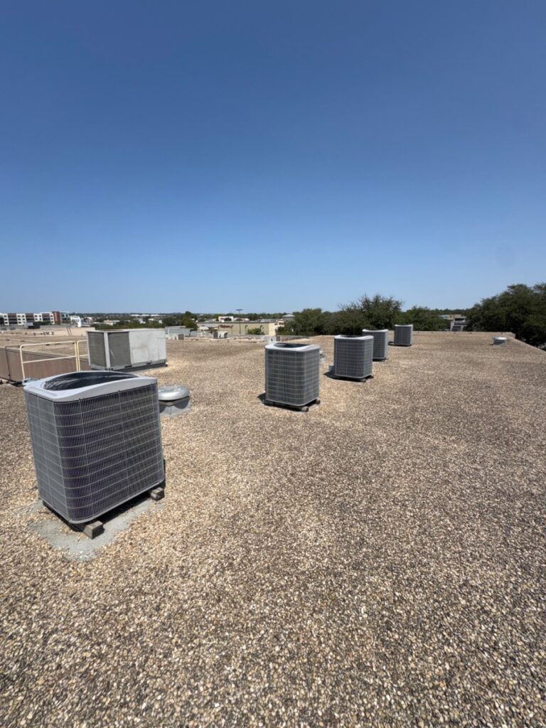 Performed preventative maintenance on AC units in North Austin.