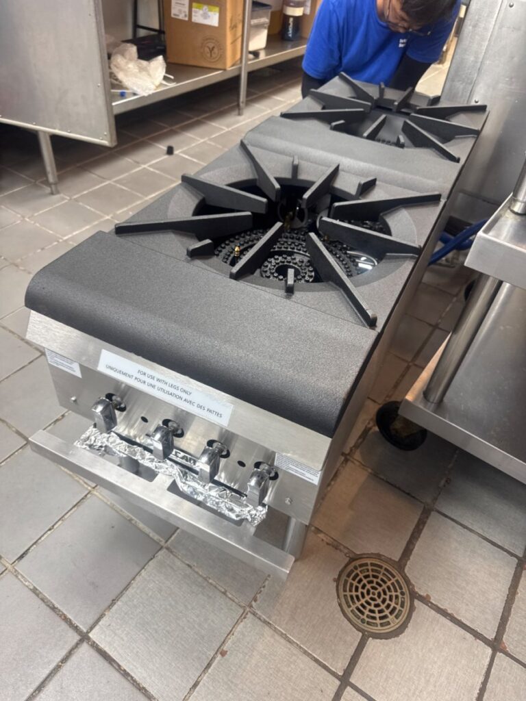 Installed new stock burner in Austin Texas.