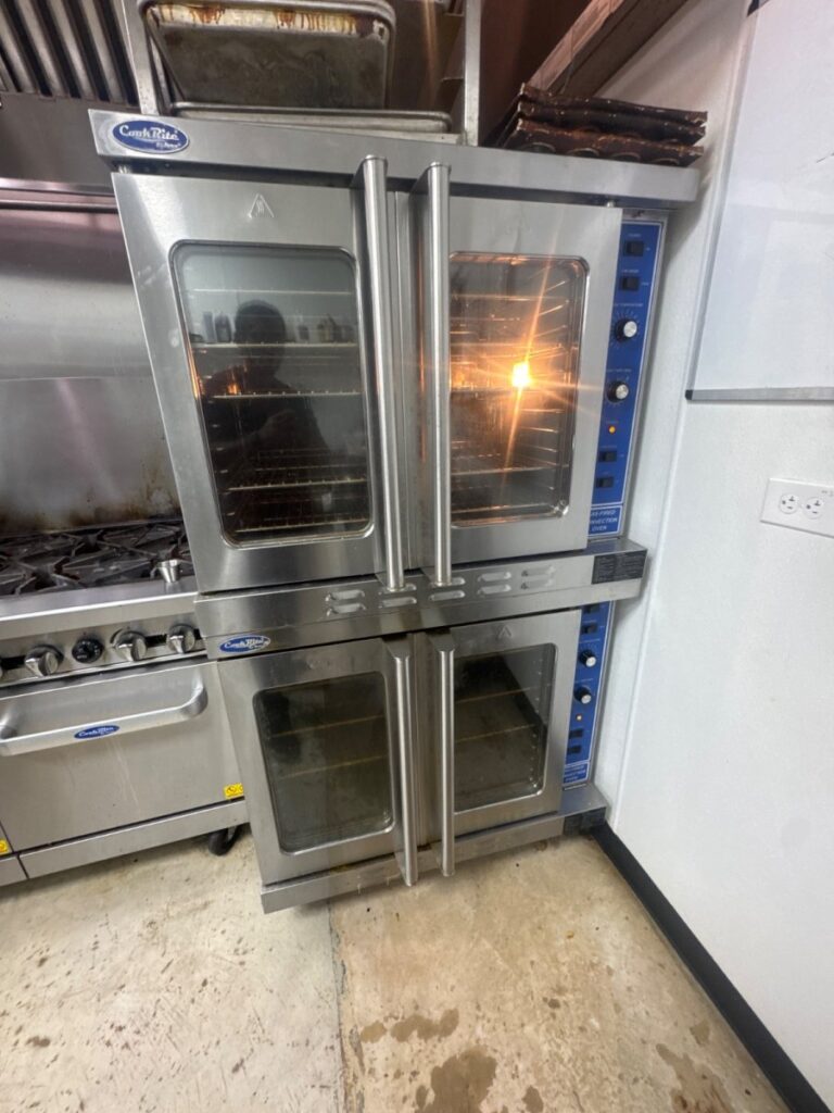 Repaired gas powered convection oven in restaurant in round rock Texas.