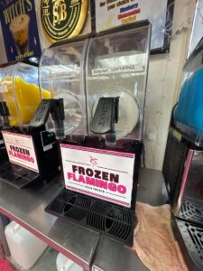 Diagnose, frozen drink dispenser in Georgetown, Texas.