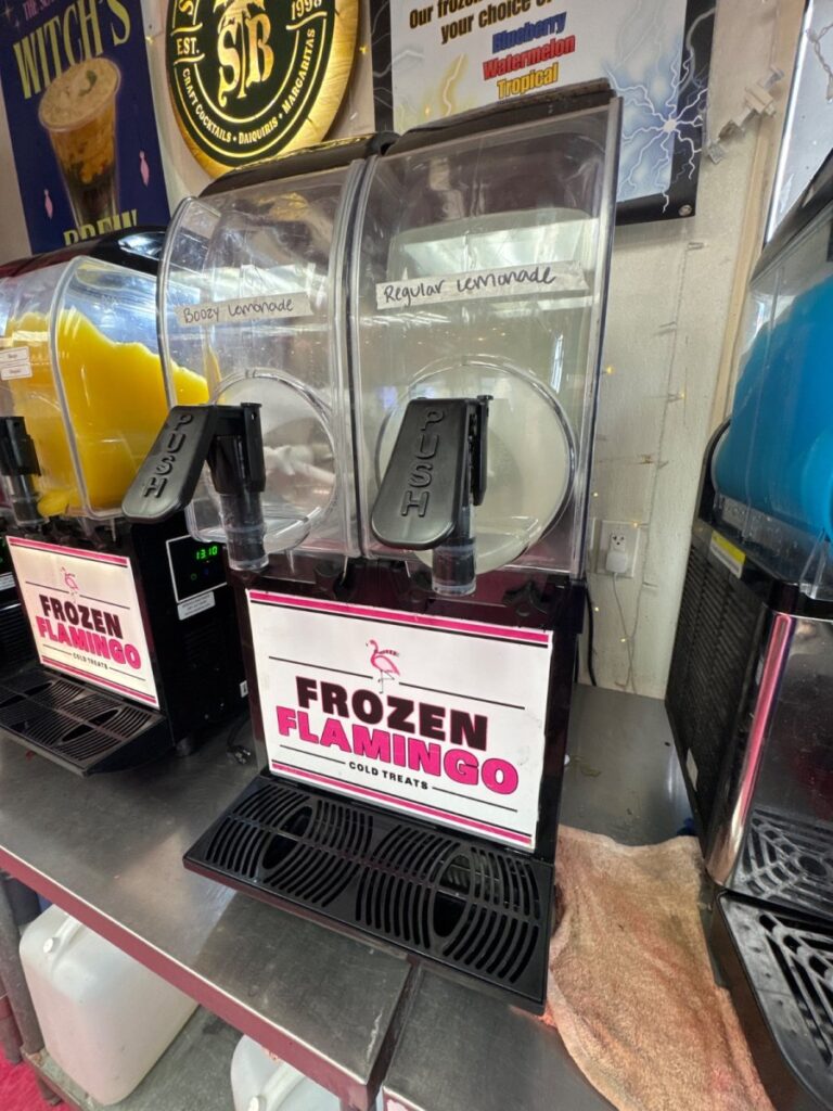 Diagnose, frozen drink dispenser in Georgetown, Texas.