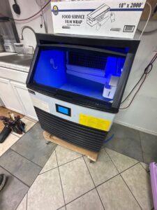 Diagnosed ice machine in Leander Tx.