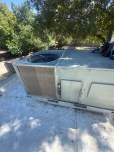 Replace TXT on air-conditioning unit in South Austin, Texas