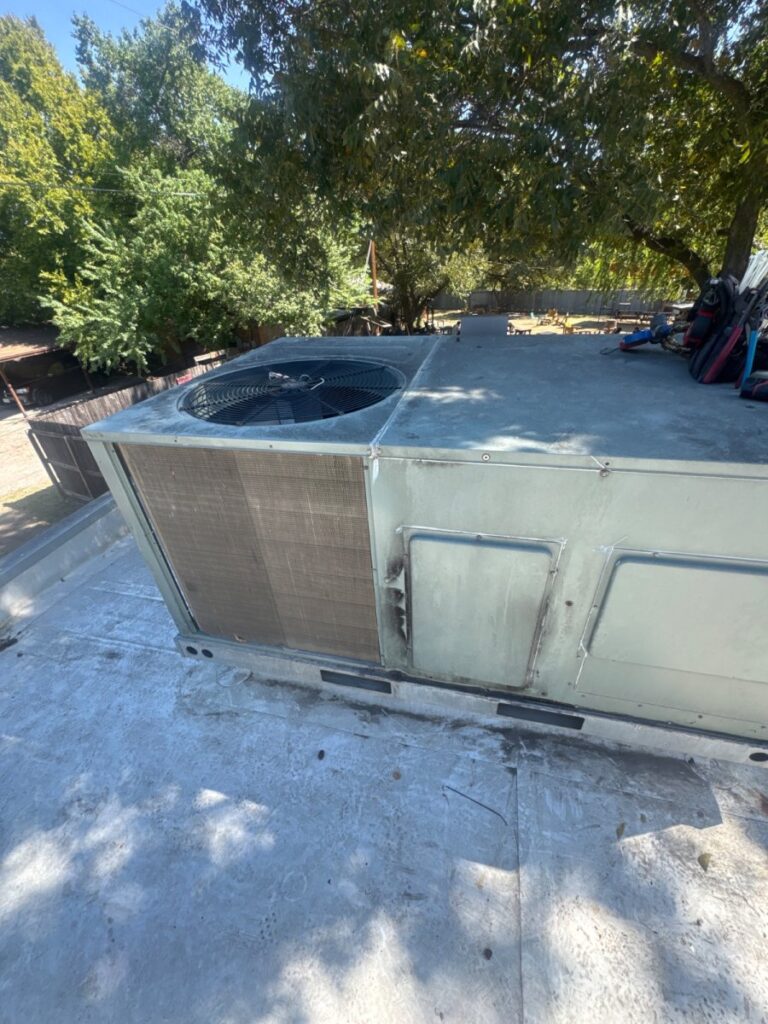 Replace TXT on air-conditioning unit in South Austin, Texas