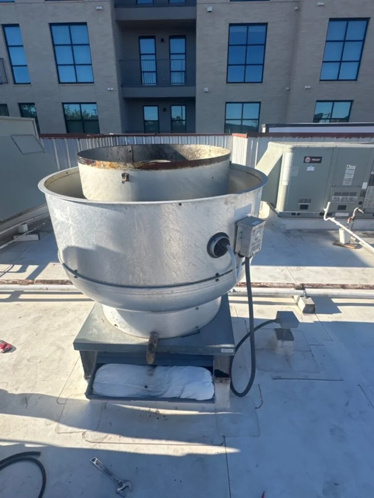 Replaced exhaust fan motor in Austin Texas.