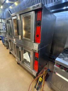 Diagnosed convection oven at Dell in Austin, Texas