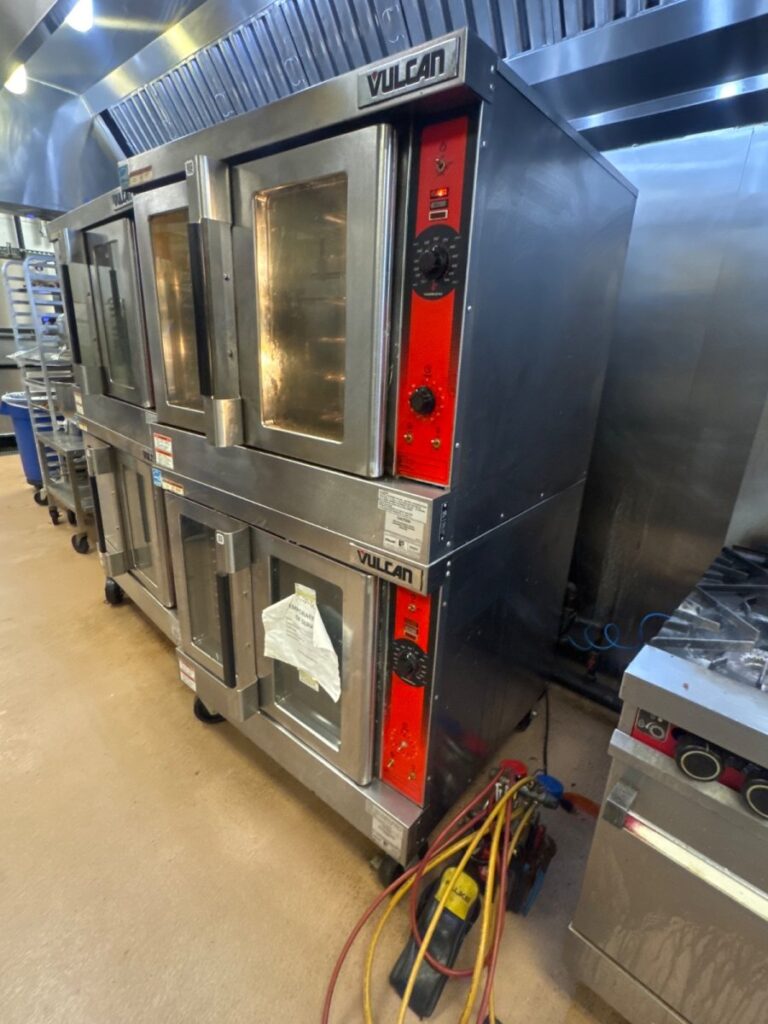 Diagnosed convection oven at Dell in Austin, Texas