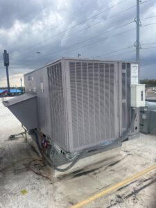 Replaced compressor on carrier RTU air conditioning unit in round rock Texas