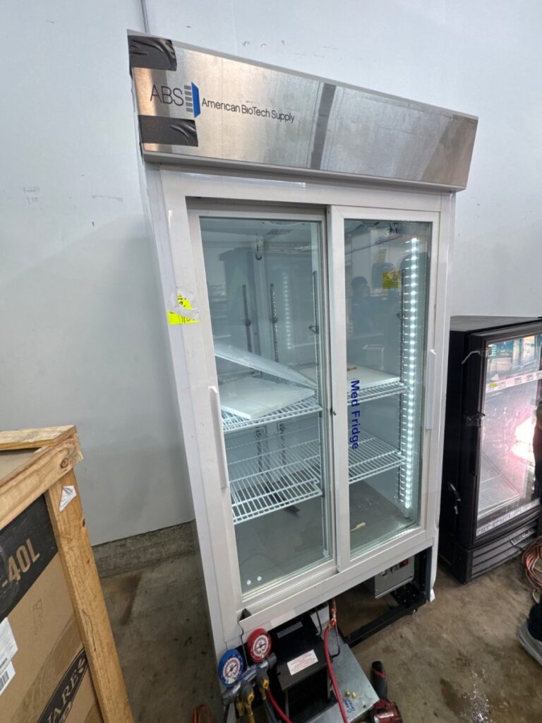Repaired reach in cooler in North Austin, Texas