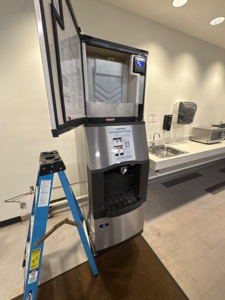 Cleaned ice machine at Dell facility round rock Texas