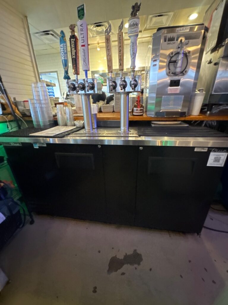 Diagnosed water leak on kegerator cooler in Austin, Texas