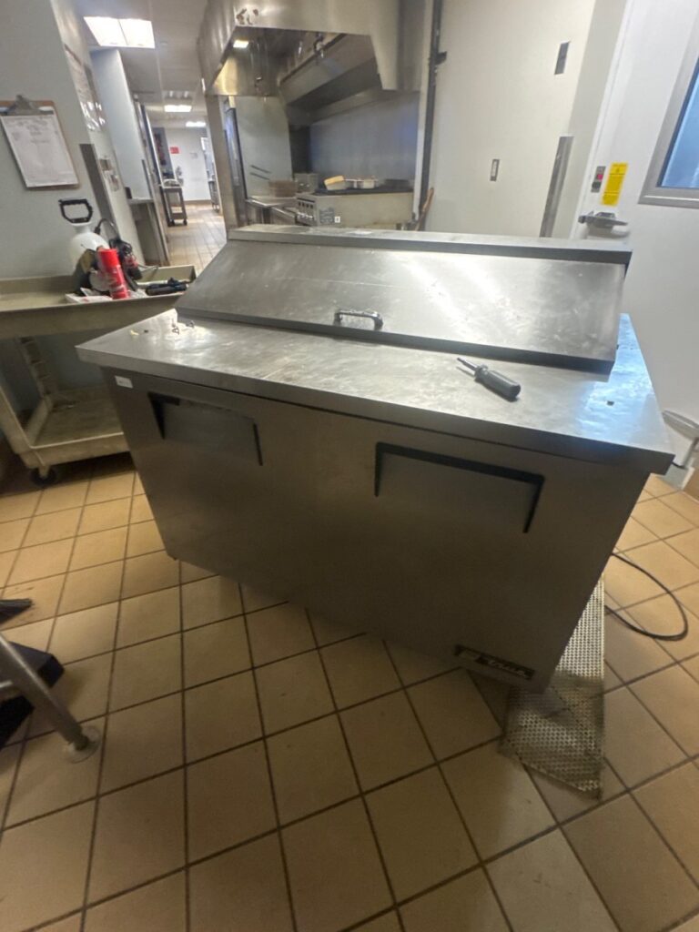 Repaired two refrigeration prep table cooler in round rock Texas