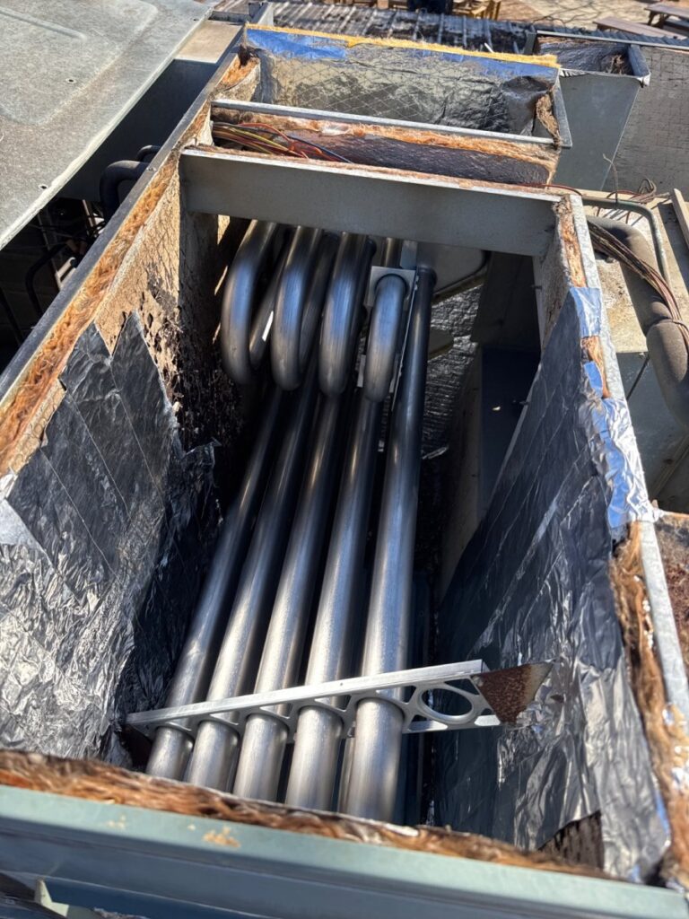 Replaced heat exchanger on RTU in South Austin, Texas
