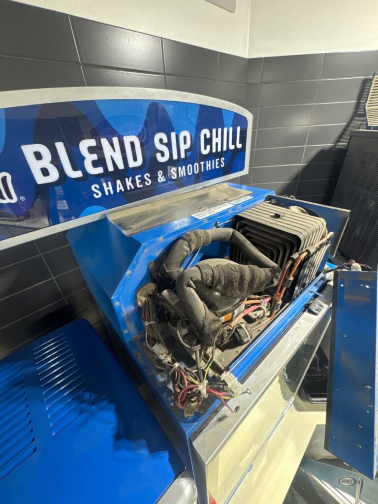 Repaired ice cream machine in Lorena, Texas