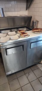 2202:repaired reach in prep table in Austin TX.