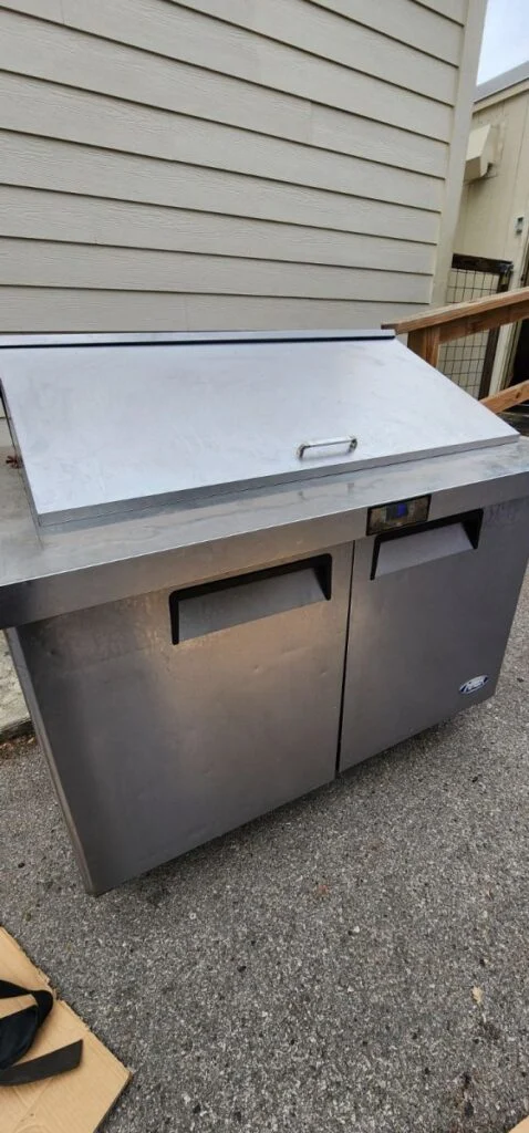 Diagnosed and repaired reach in prep table in south Austin