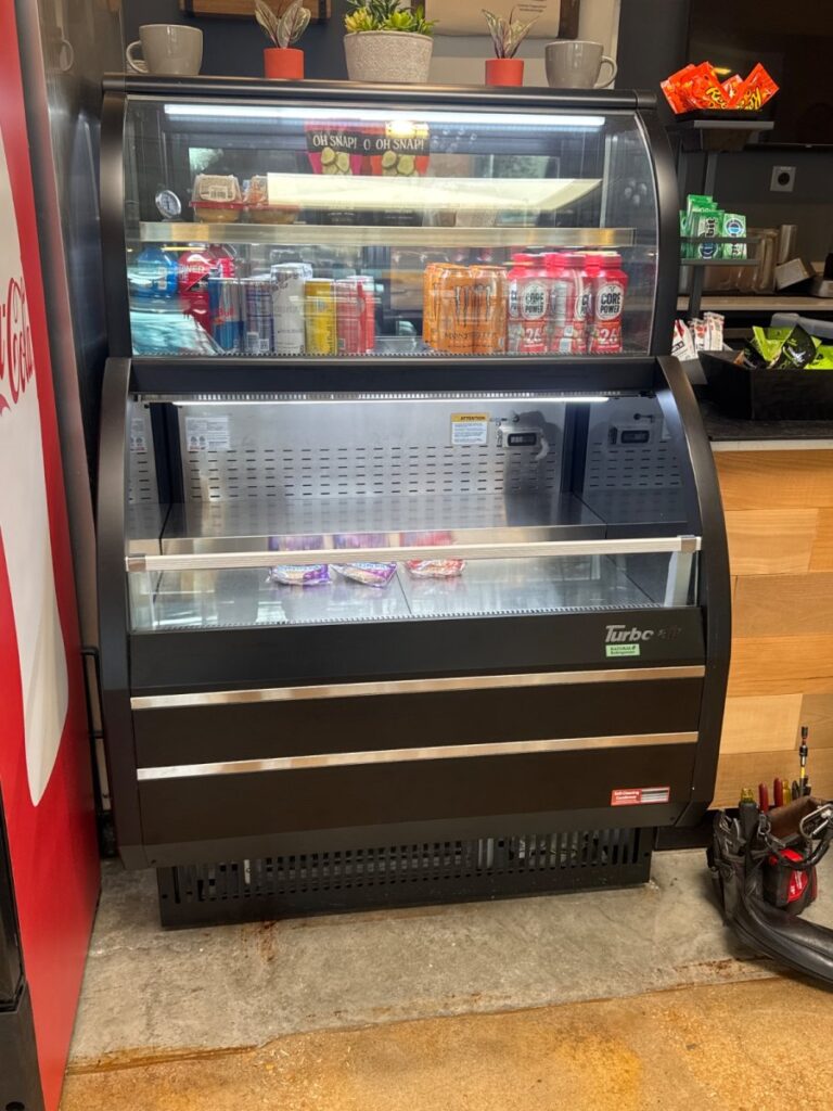 2218: Repaired turbo air grab and go cooler in round rock Texas.