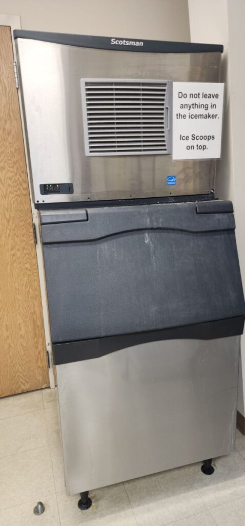 2217: diagnosed and repaired as well as cleaned ice machine in Georgetown tx