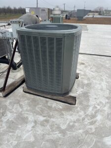 Repaired Domino’s AC unit in Taylor, Texas