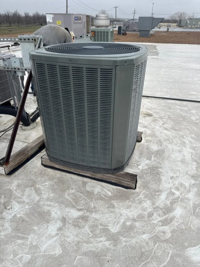 Repaired Domino’s AC unit in Taylor, Texas