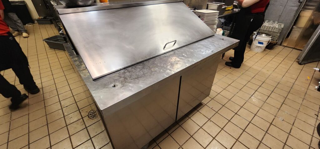 Diagnosed and repaired reach in prep table in Georgetown Texas