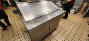 Diagnosed and repaired reach in prep table in Georgetown Texas