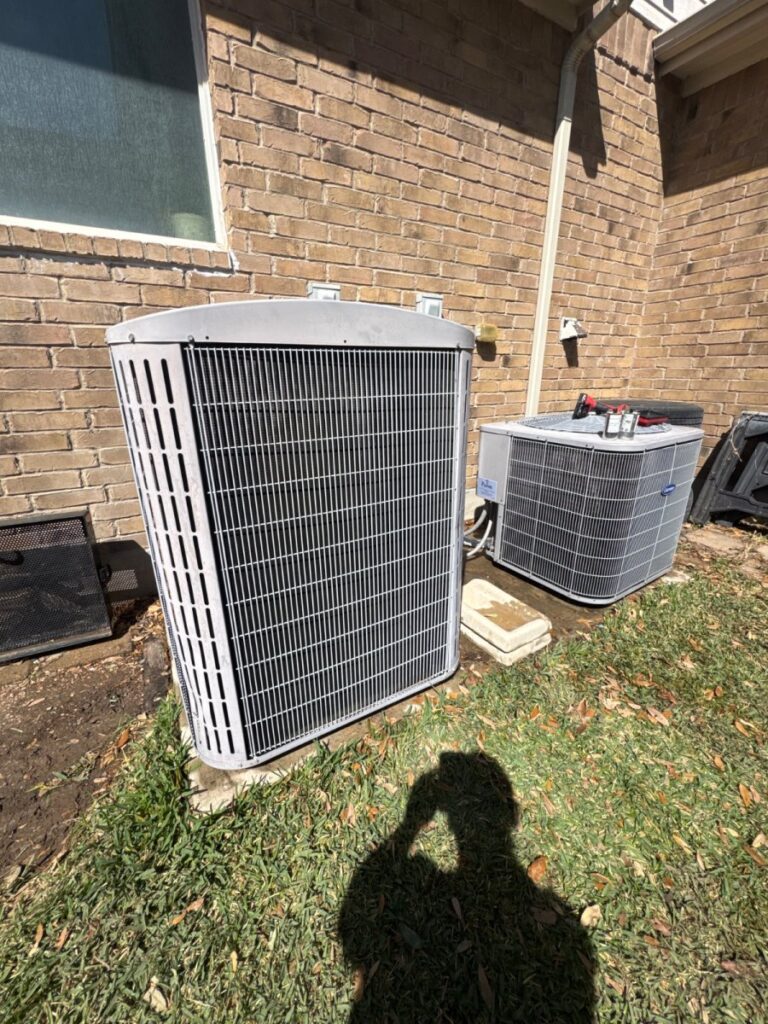 Repaired and performed preventative maintenance on two carrier AC systems in round rock Texas