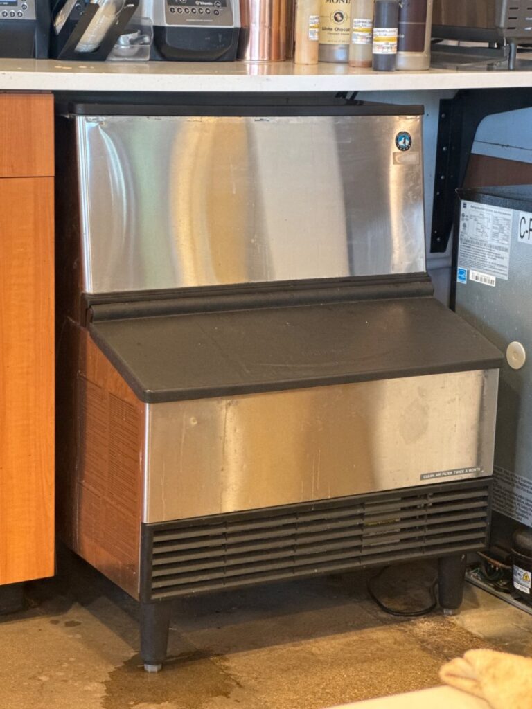Deep cleaned Hoshizaki ice machine in Georgetown, Texas