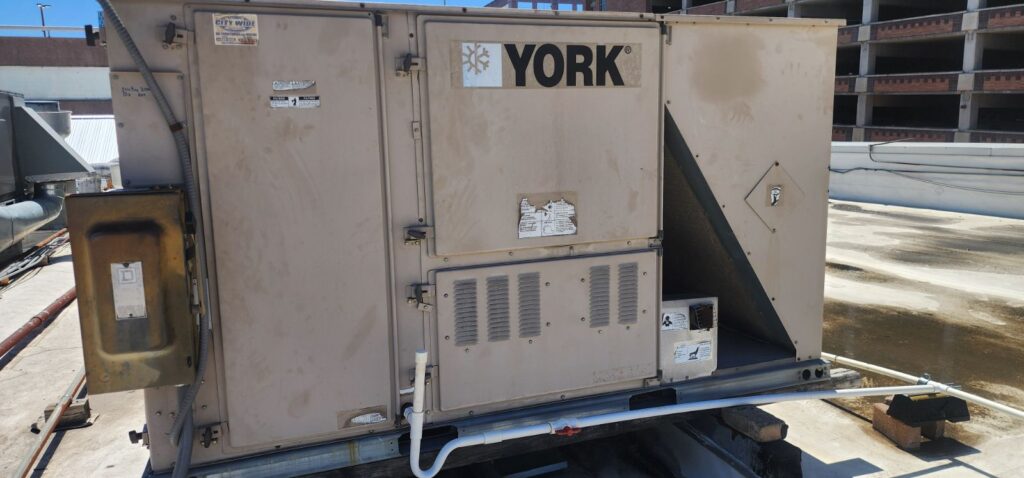 Diagnosed and repaired york roof top ac unit in Austin TX