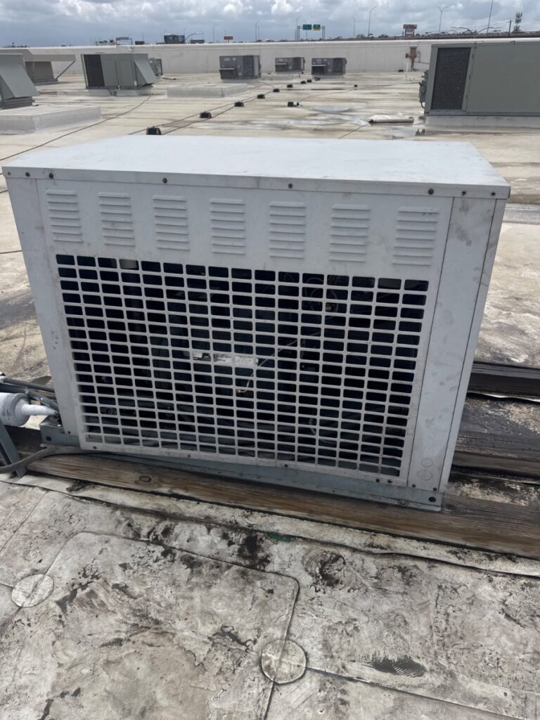 Repaired refrigerant leak on walk-in freezer turbo air in Austin, Texas