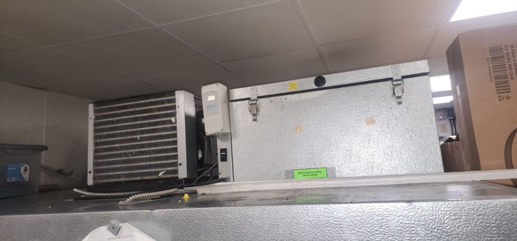 2297: Diagnosed and repaired leak on norlake walk in cooler in Little River tx